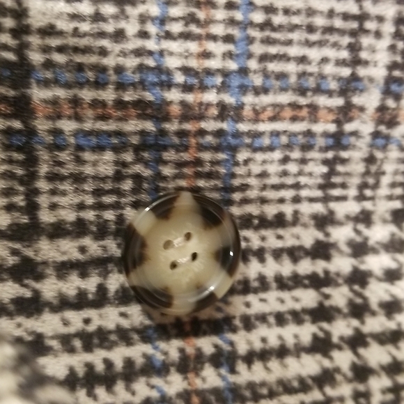 💕LOVE TOKEN💕 Eddie Faux Fur Reversible Hooded Coat ~ Plaid Print Small S NWT - Picture 14 of 16